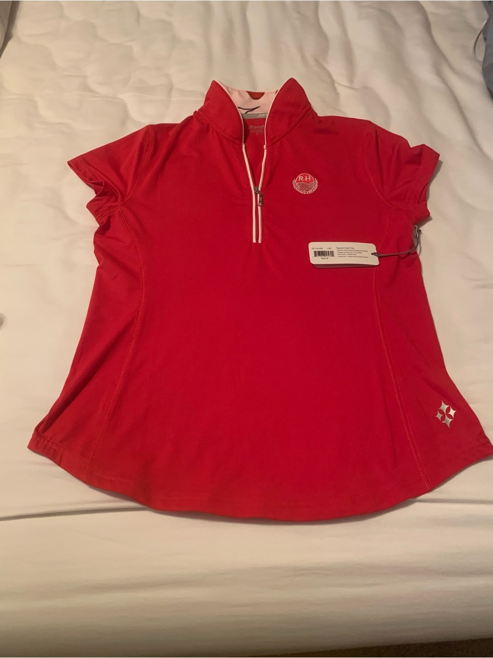 Jofit Red Tapered Collar Polo